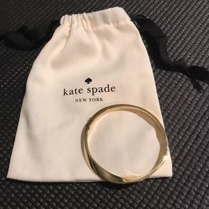 kate spade Gold “Do the Twist” bangle bracelet